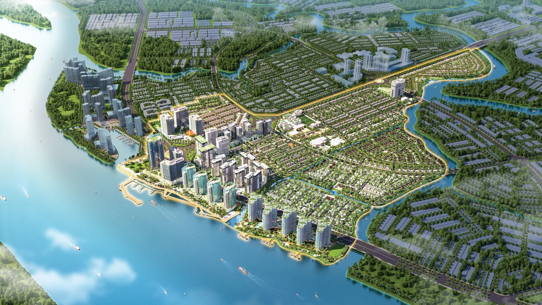 Quy hoạch tổng thể khu đô thị Izumi City