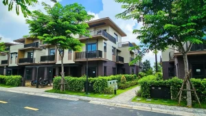 Đường nội khu và cây xanh tại Izumi City